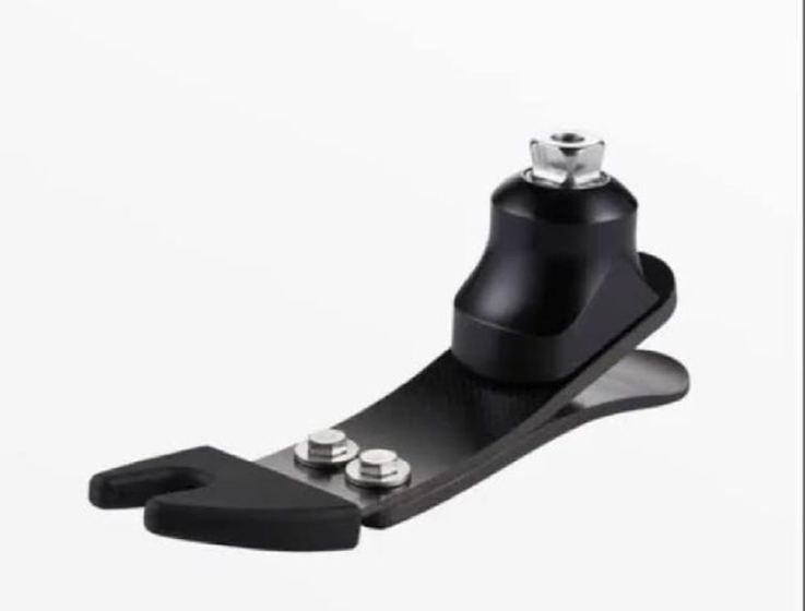 Carbon fibre prosthetic foot with separate heel component